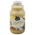 L &amp A Pineapple Coconut Juice 32.0 FO(Pack of 6)