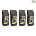 Brickhouse Coffee Midnight Ember Dark Roast 100% Arabica Ground Coffee Bold &amp Smoky Flavor 4 x 12oz Bags