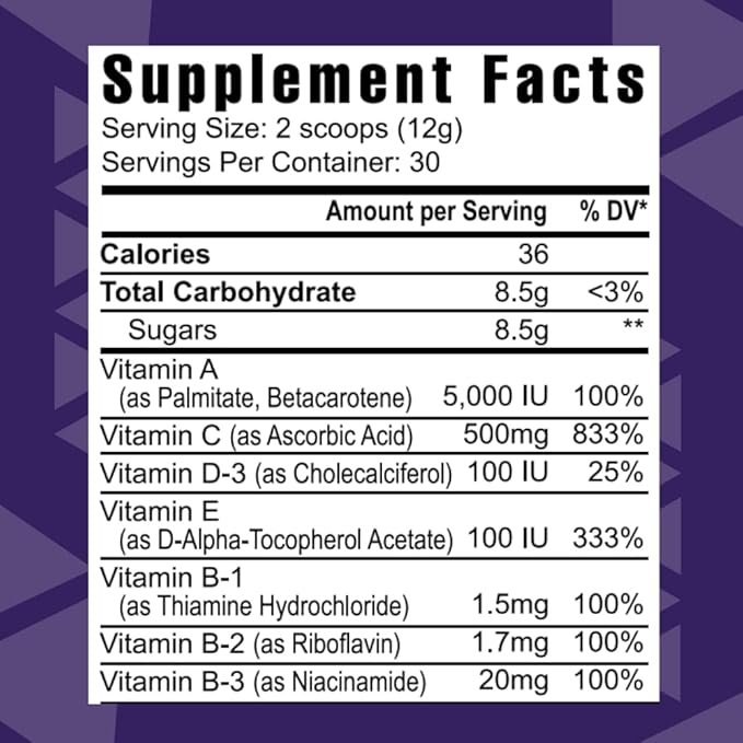 Youngevity Rebound Fx Citrus Powder 360g – Supplement for Energy Enriched with Vitamins Minerals and Antioxidants – Immune System Booster Powder - Energy Vitamins Drink Mix for Women &amp Men (2 P