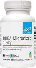XYMOGEN DHEA 10 mg - Micronized DHEA to Support Healthy Androgen and Estrogen Levels &amp Adrenal Support - Dehydroepiandrosterone Supplement for Women &amp Men (60 Tablets)