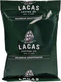 Lacas Coffee 100% Colombian Decaf Coffee Packet 2.5 oz. - 42/Pieces WS-110LCPKDCCLM-NPF