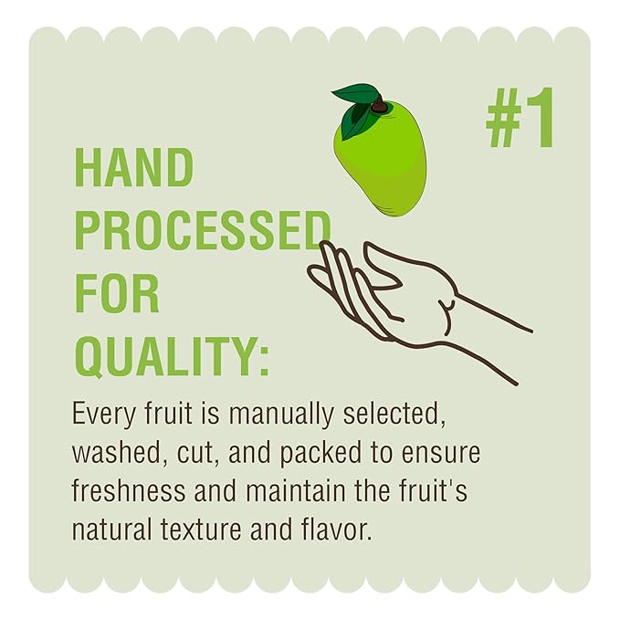 Tamarin Fruits All Natural Frozen Fruit Pulp perfect for Juicing Cocktails Smoothies Desserts and Baking No Sugar Added Gluten Free with No Preservatives (Mango Biche (Green Mango) 4lbs)