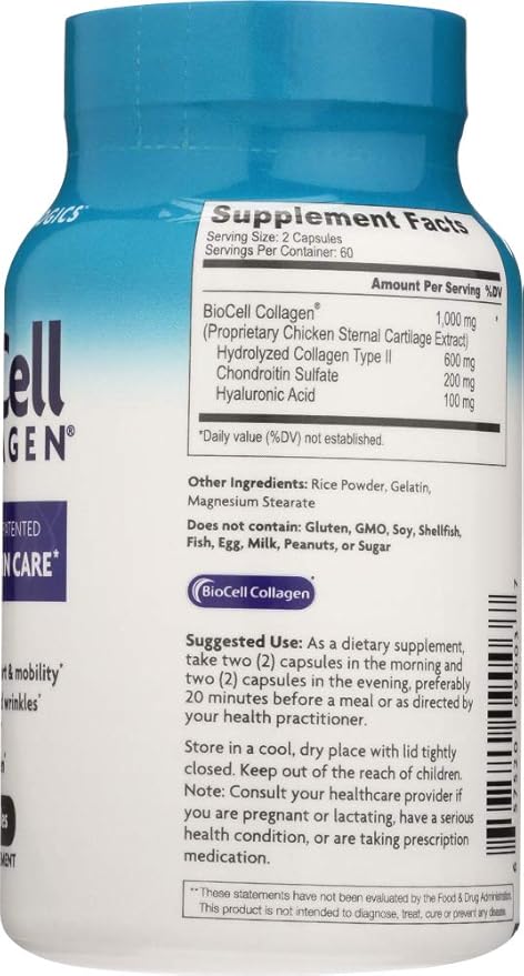Health Logics BioCell Collagen - 120 Capsules