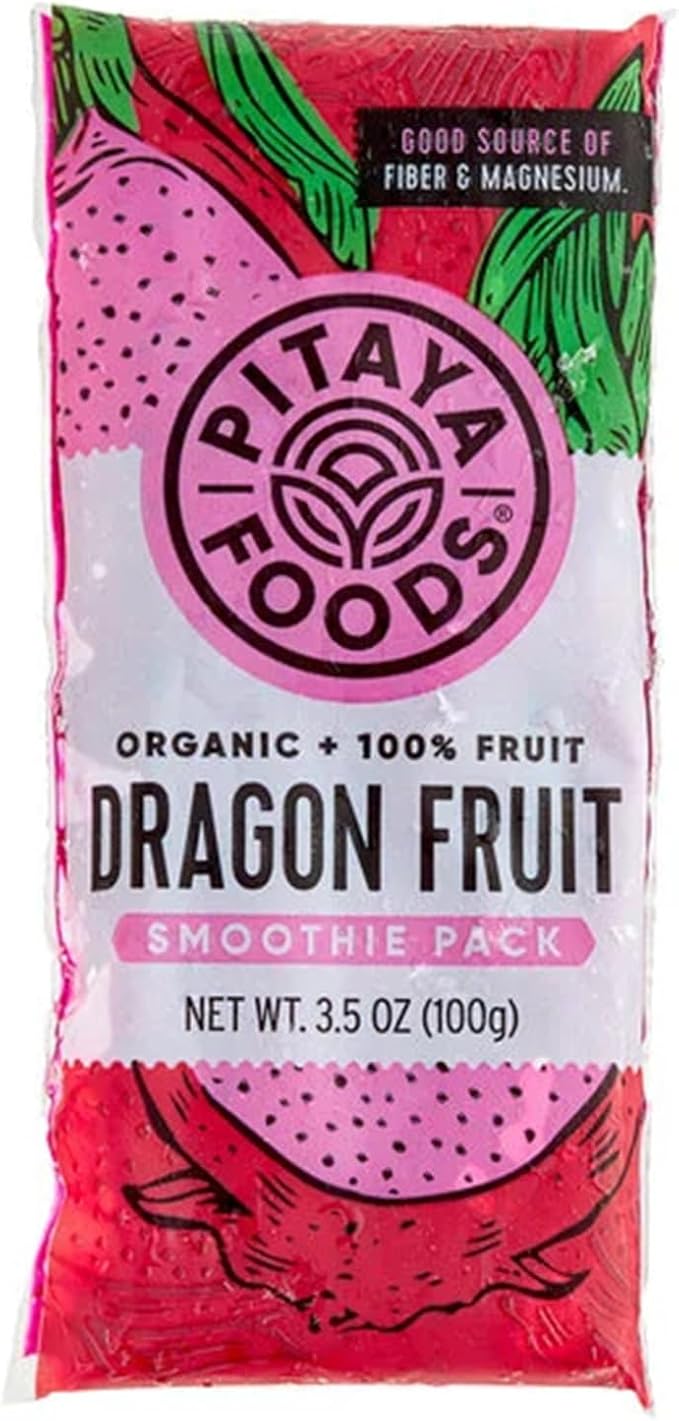 Foods 3.5 oz. Organic Dragon Fruit Smoothie Pack - 60 Pieces WS-877PIT004038-NF