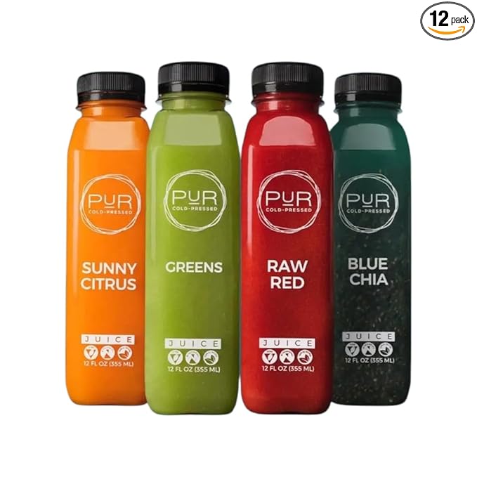 PUR Cold Pressed Mini Signature Cleanse Cold Pressed Juice 3 day