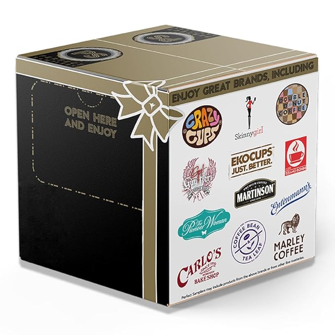 EKOCUPS Organic &amp Fair Trade Gourmet Hot or Iced Coffee Single Serve Cups for Keurig K Cup Brewer Variety Pack Sampler 30 Count