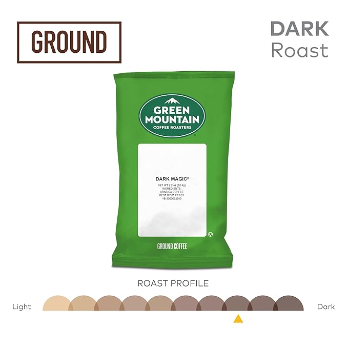 Green Mountain Coffee Roasters Dark Magic Keurig Fractional Packs 50 Count 2.2 oz.