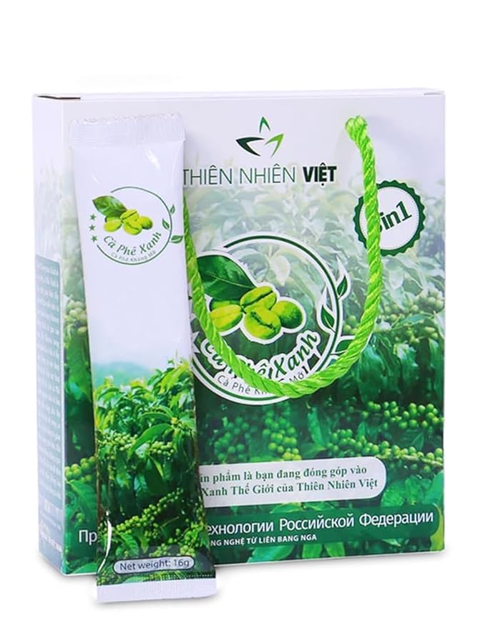 Thien Nhien Viet Green Coffee Detox Instant Coffee - 16 oz
