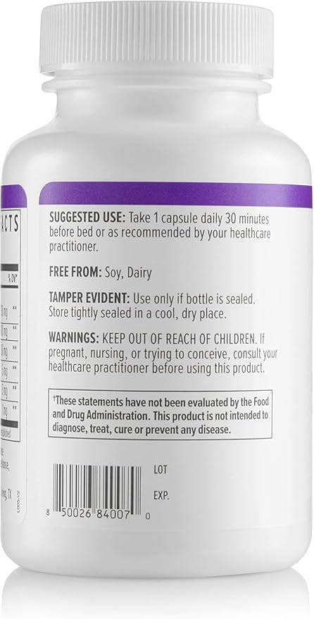 Biote Nutraceuticals - Best Night's Sleep - Restfulness + Awake Refreshed (60 Capsules)
