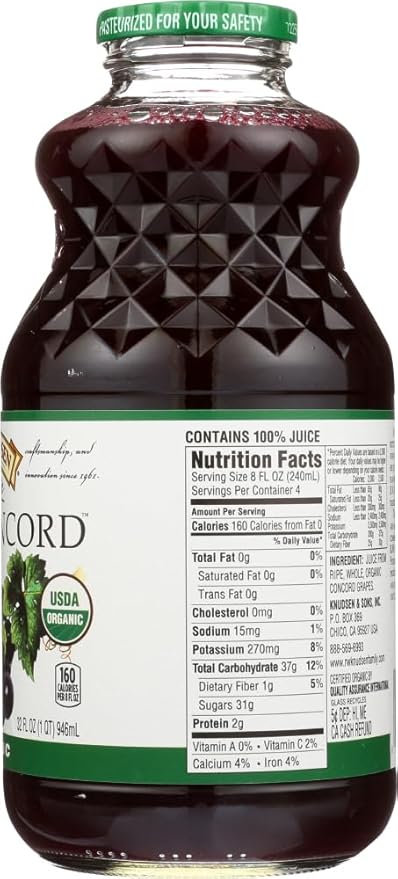 R.W. Knudsen Family BG17432 R.W. Knudsen Family Just Concord - 12x32OZ