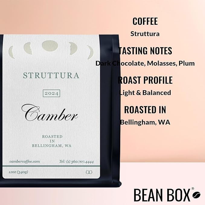 Struttura - Roasted by Camber Coffee - Whole Bean Coffee - 12 Ounce Bag