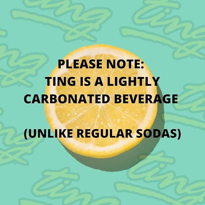 Ting Lightly Carbonated Soda 20 Oz (Pack of 24)