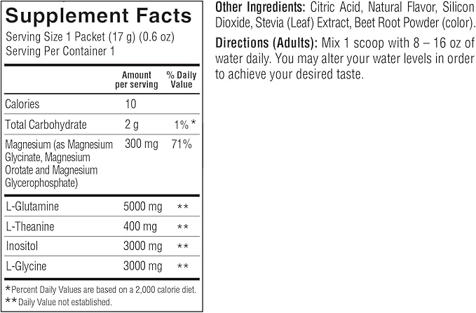 Spoken Nutrition Sleep Builder Sachets 14ct Cherry – Amino Acid and Magnesium Sleep Aid – Promotes Relaxation Recovery and Restful Sleep – Dependency-Free Nightly Formula
