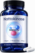 Ultimate Nattokinase Capsules Nattokinase Supplement Organic 10800 FU Per Serving for Heart Health and Daily Wellness Support Vegan Gluten Free 60 Capsules (1)