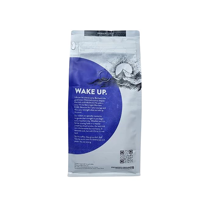 Nehemiah 8 Ground Coffee – Dark Roast 12oz Bag – Bold Full-Bodied Flavor – Specialty Grade Arabica Beans – Small-Batch Roasted Fresh in Texas – Supports Clean Water Initiatives