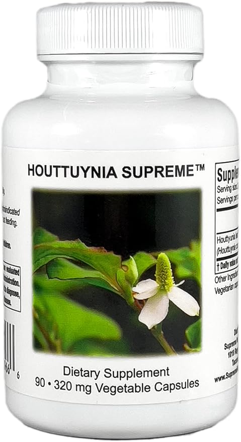 Supreme Nutrition Houttuynia Supreme 90 Pure Herb Vegetarian Capsules