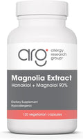 Allergy Research Group Magnolia Extract - Delivers 200 mg Magnolia Bark with 90 Percent Honokiol &amp Magnolol - Supports Stress Balance Calm &amp Restfulness - 120 Servings - 120 Capsules