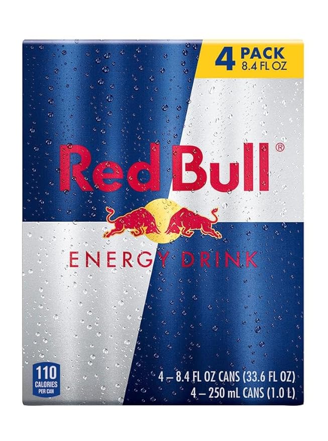 Red Bull Energy Drink 80mg Caffeine | Taurine &amp B Vitamins | 8.4 Fl Oz | Pack of 12 Cans