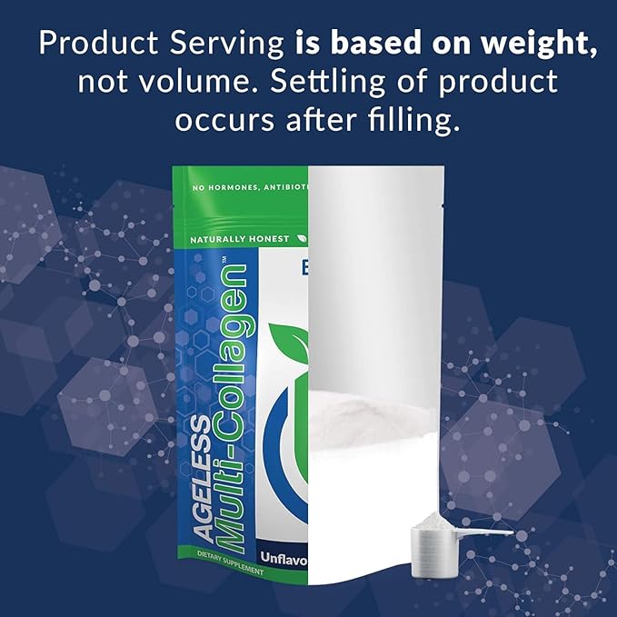BioTrust Ageless Multi Collagen Peptides Powder – 5 Types (I II III V X) – Unflavored Collagen Powder for Women &amp Men – Hydrolyzed Protein – Grass Fed Beef Fish Chicken Eggshell Membrane 3