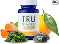TRU NIAGEN Immune Support Supplement - Daily Defense - Vitamin C from Fermentation Vegan Vitamin D3 2000 IU Zinc Plus Theracurmin (Curcumin) + Multi Award-Winning NAD Boosting Niagen 150mg 30ct