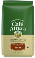 Cafe Altura Whole Bean Organic Coffee Sumatra Dark Roast 5 lb Bag