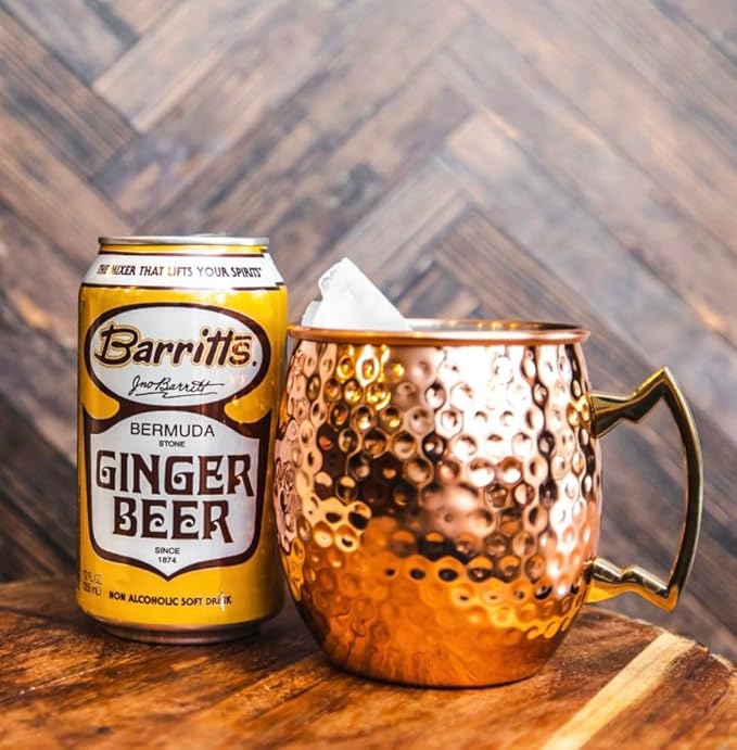 Barritt's Original Ginger Beer Non-Alcoholic Soda Cocktail Mixer 12 fl oz Cans 12 Pack Gluten Free