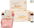 TAUT Premium Marine Collagen Drink 13000mg Anti-Aging Formula 24 Bottles (1.7oz Each) + Collagen Face Mask + 3 Powder Sachets Japan-Made Liquid Collagen for Skin Hair &amp Joints