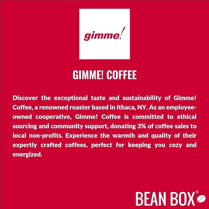 Midwinter Blend - Certified Organic Fairtrade - Roasted by Gimme! Coffee - Whole Bean Coffee - 2 Pound Bag