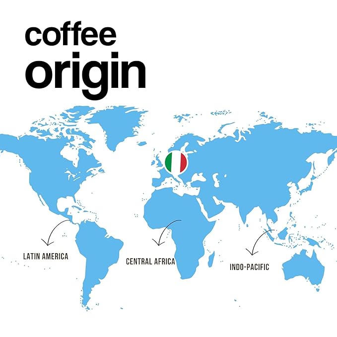 Dongiò Caffè Napoli Blend - Whole Bean Coffee Dark Espresso Roast Premium Coffee Quality 2.2 Pounds (35.2 Oz - Pack of 1) Strong and Incisive Character with Velvety Cream