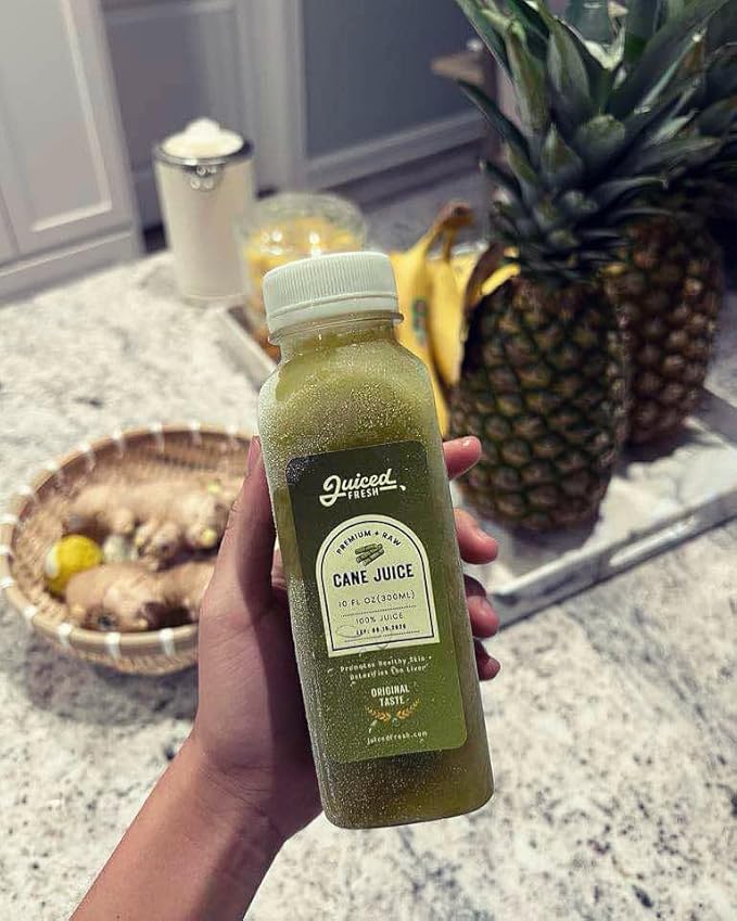Sugarcane Juice – 300ml Bottles (Pack of 48 - $0.31/fl oz) – All Natural Frozen Fresh Taste – Perfect for Restaurants &amp Events