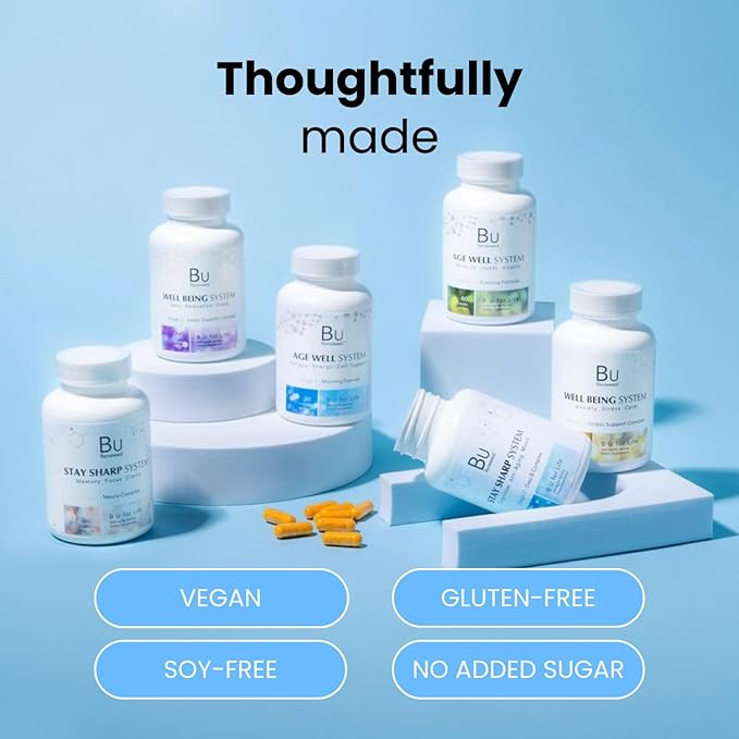 Well Being System Supplements – Natural Sleep Aid Stress Relief and Mood Enhancement