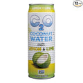 C2O Lemon and Lime Coconut Water 17.5 Ounce -- 12 per case.