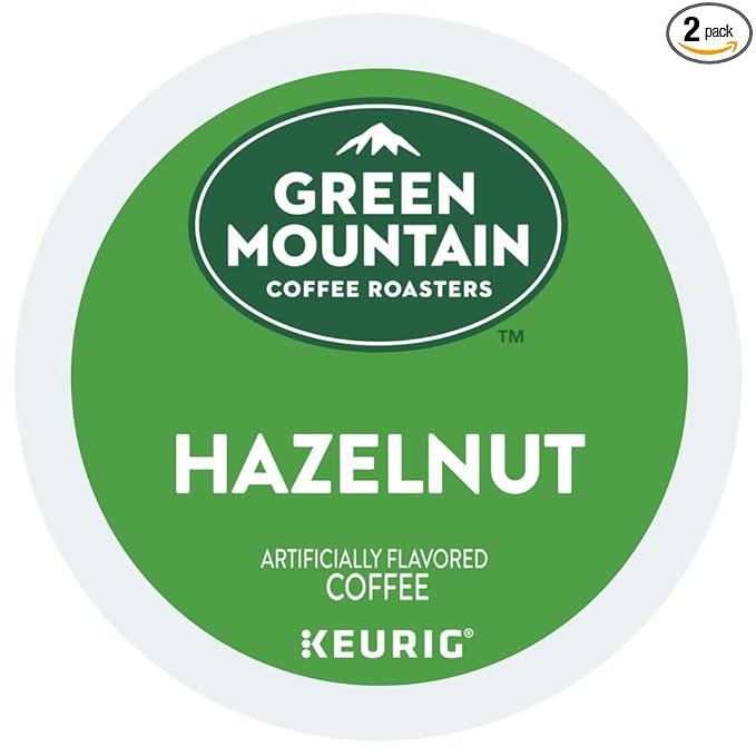 Green Mountain Coffee Hazelnut K-Cups For Keurig Brewers 24-Count Boxes (Pack of 2)
