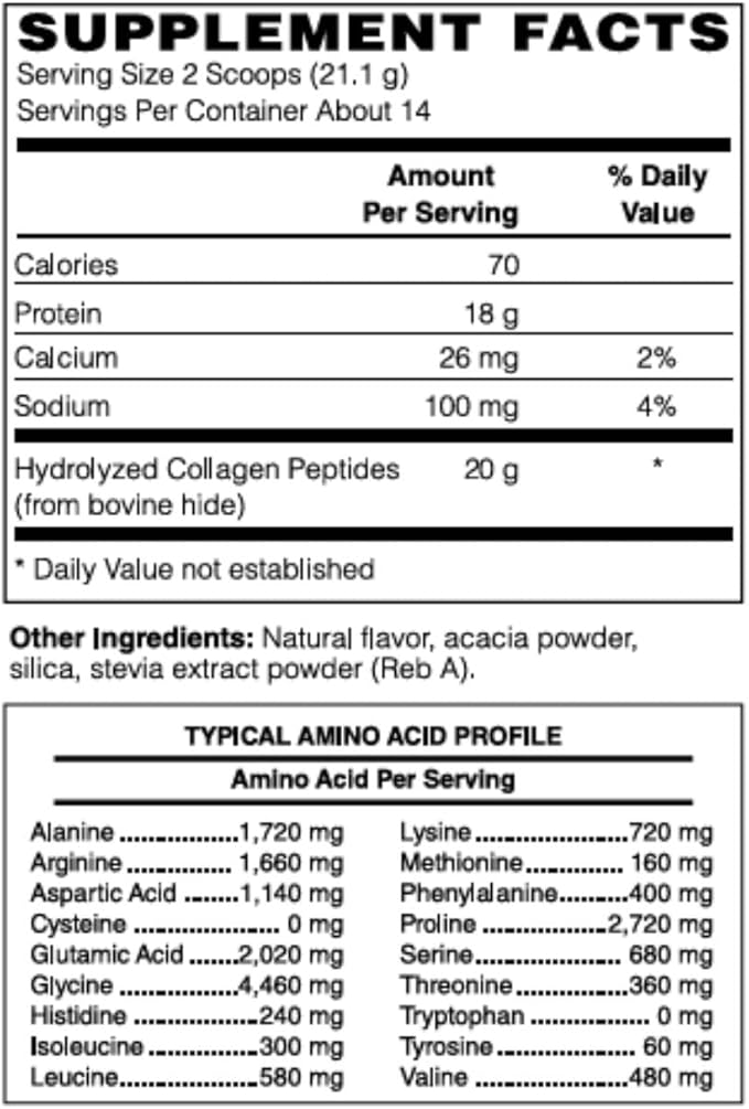 Collagen Peptides- Vanilla (Small)
