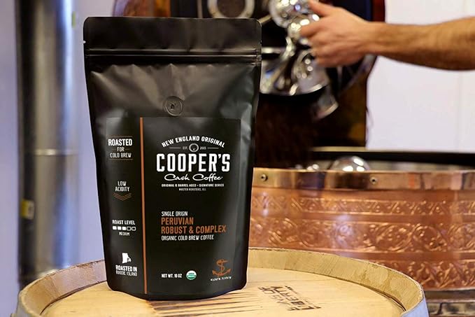 Organic Cold Brew Coffee - Guatemalan Coffee Beans - Ground Medium Roast 2 lb and Single Origin Peruvian Coarsely Ground - Medium Roast 1lb