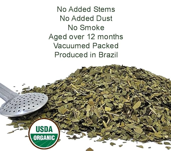 GOYERBAMATE Premium Organic Yerba Mate (Pure Leaf Smoke Free Aged) (3 KG (6.6 LBS))