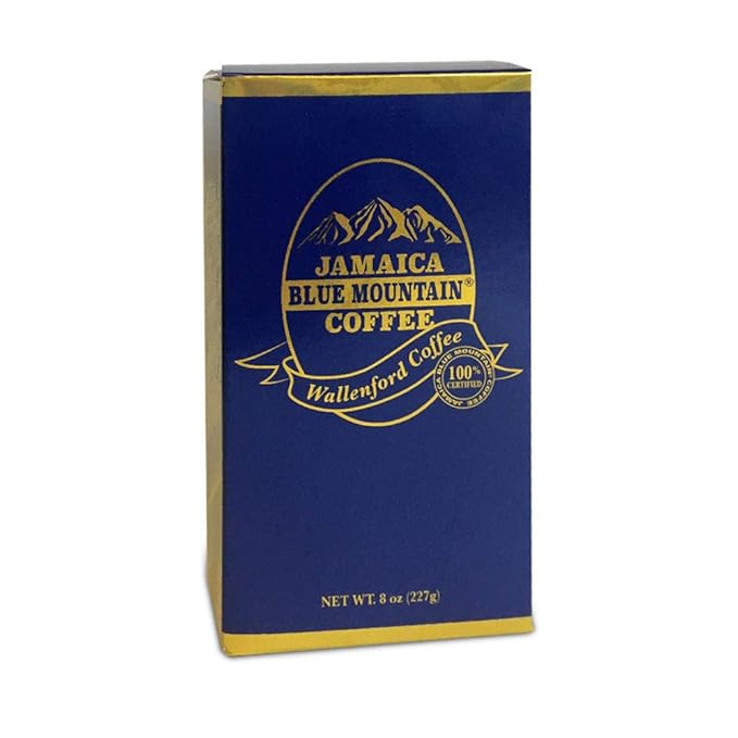 Aroma Ridge Jamaica Blue Mountain® Coffee Whole Bean 8oz Gift Box - Medium Roast Fresh Roasted in USA - 100% Pure and Authentic Jamaican Gourmet Coffee with a Smooth Milk Chocolate Finish | Grade 01