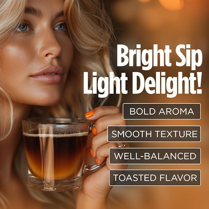VitaCup Energy Light Roast Coffee Pods Boost Focus &amp Metabolism Antioxidants B Vitamins Crisp &amp Smooth100% Arabica Coffee Single Serve Pod Compatible with Keurig K-Cup Brewers16 Ct