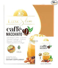 Luxe Slim Cafe Macchiato with Hydrolyzed Collagen &amp Glutathione 21g x 10 Sachets 0.74 Ounce (Pack of 10)
