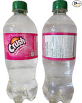 Crush Clear Cream Soda Soft Drink 20 fl oz Bottles Case of 24
