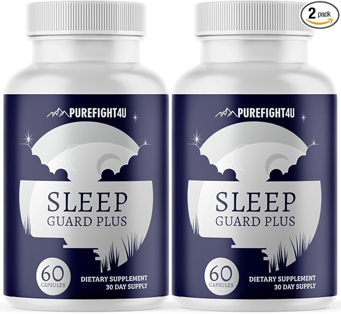 Sleep Guard Plus Promotes Relaxation &amp Restful Sleep Natural Sleep Support Supplement | Dietary Supplement - 2 Bottles