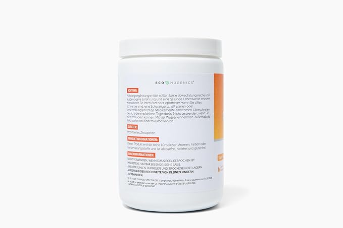 PectaSol Modified Citrus Pectin – 454g Powder – Total-Body Health Supplement to Support the Heart Immune System Inflammation Response &amp Healthy Aging + Maintain Healthy Galectin-3 Levels