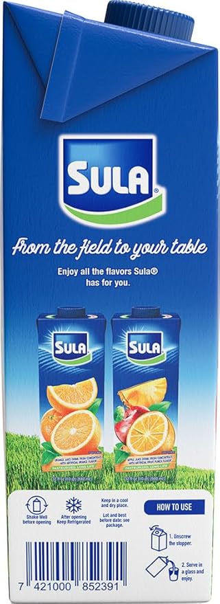 Sula Apple Juice - 12 pack 32 Fl oz (940 ml)
