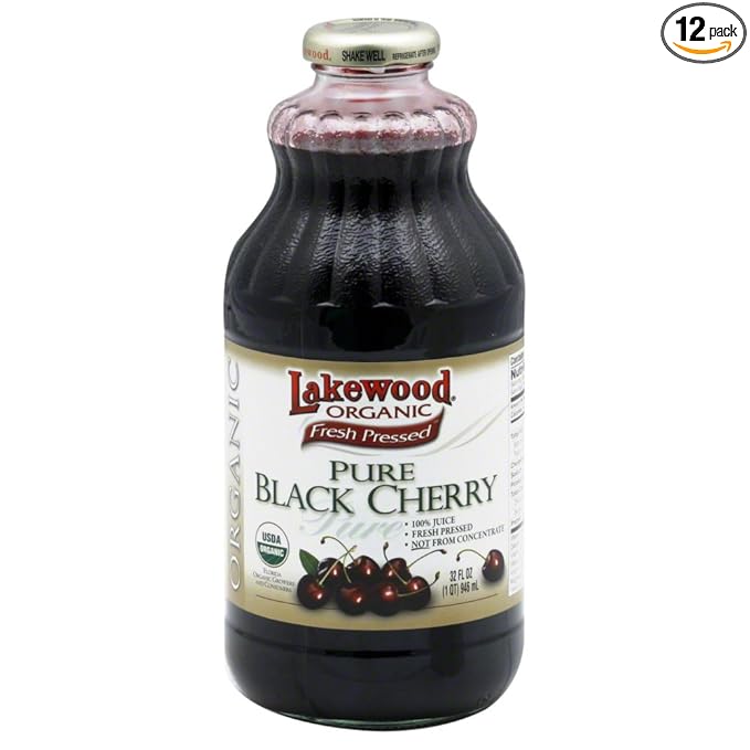 Lakewood Pure Black Cherry Juice OG2 32 oz. (Pack of 12)