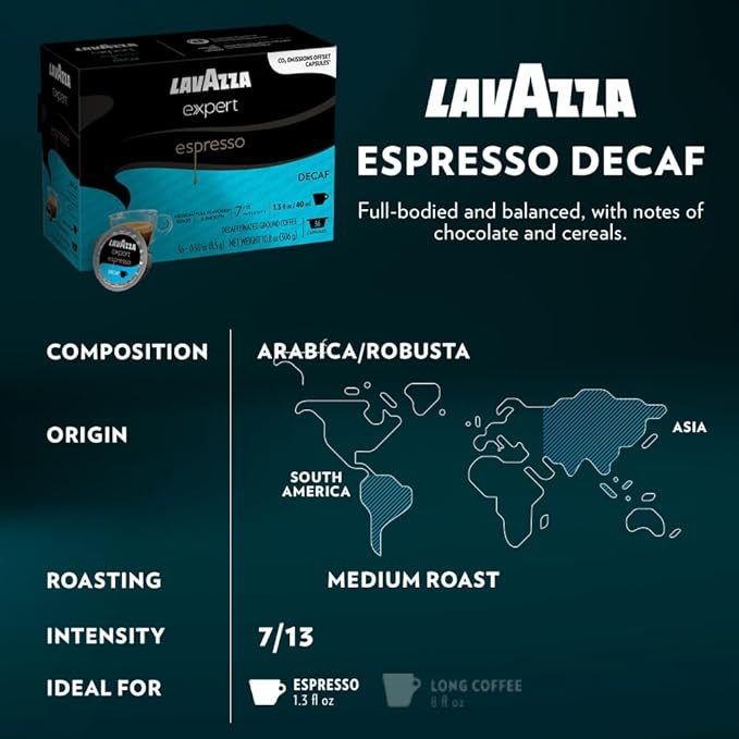 Lavazza Expert Variety Pack Contains Light Medium and Dark Roast Espresso and Coffee Capsules Compatible with Lavazza Classy Machines (36 Capsules)