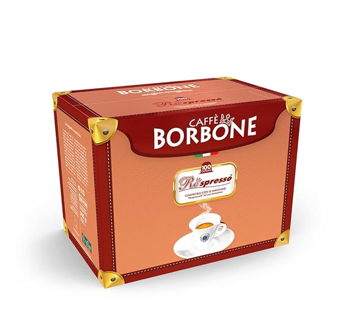 Caffè Borbone Blue Blend Nespresso Compatible Espresso Coffee Pods 100 Count Espresso Pods