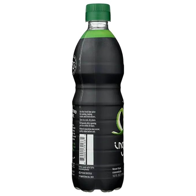 Ingrilli Organic Lime Squeeze 16 Fl Oz Bottle (Pack of 12)