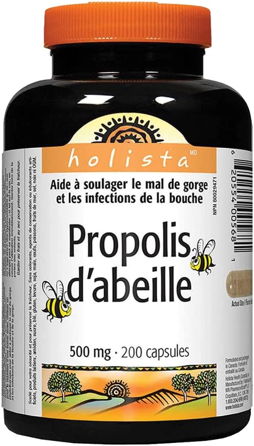 Holista Bee Propolis 500mg 200 capsules