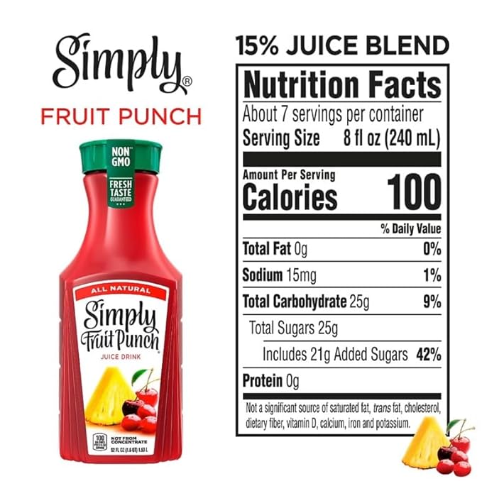 Simply Fruit Punch 4 pk./52 fl. oz.