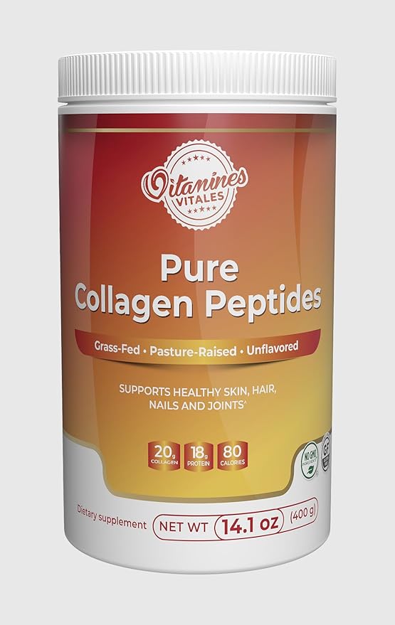 Pure Collagen Peptides – Grass-Fed Hydrolyzed Collagen Powder